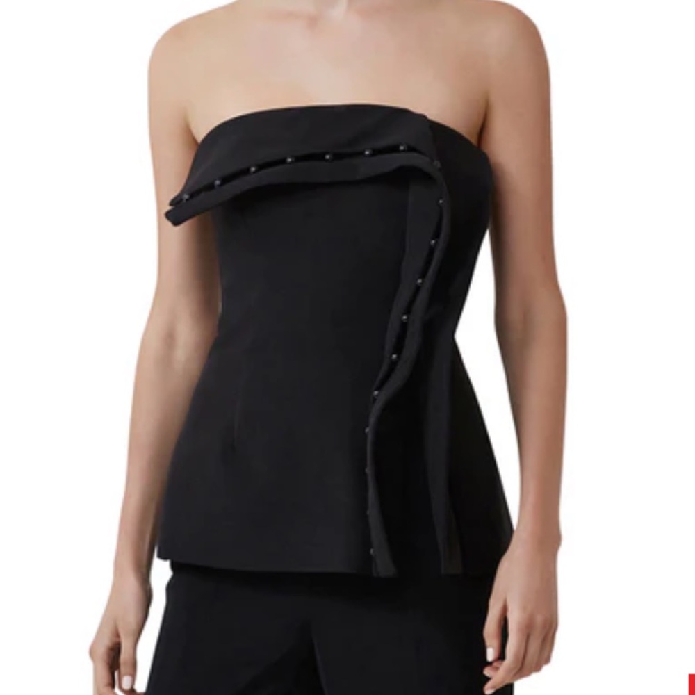 Beautiful Strapless Black Top by Keepsake the label
